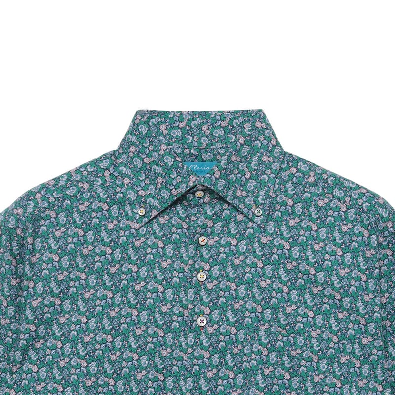 LIBERTY FABRICS NO.78 リバティプリント ドレスシャツ リバティシャツ 