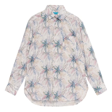 LIBERTY FABRICS  NO124. リバティプリント リバティ リバティシャツ   ドレスシャツ  ＜Adeoye アデオイエ＞
