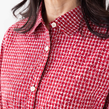 LIBERTY FABRICS  NO.b036 リバティプリント リバティ ワンピース   ＜ウィロー・ウッド＆チェック Willow Wood ＞