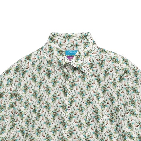 LIBERTY FABRICS  NO125. リバティプリント リバティ リバティシャツ   ドレスシャツ  ＜PEGASUS  ペガサス＞