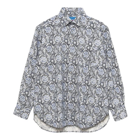 LIBERTY FABRICS  NO.80 リバティプリント  ドレスシャツ リバティシャツ  ＜Finesse Hall フィネスホール＞