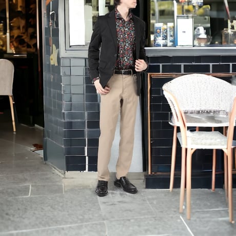 LIBERTY FABRICS  NO. 90 リバティプリント リバティ リバティシャツ   ドレスシャツ  ＜ NORDIC HONEY / ノルディック・ハニー ＞