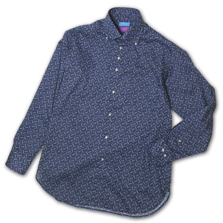 LIBERTY FABRICS　NO.38 リバティプリント  ドレスシャツ リバティシャツ  ＜Woven Spotts/ ウーブン・スポッツ ＞