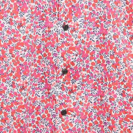 LIBERTY FABRICS　NO.64 リバティプリント  半袖シャツ リバティシャツ ＜ Wiltshire / ウィルトシャー ＞
