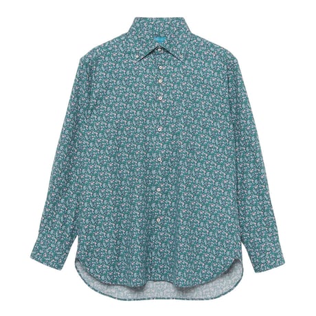 LIBERTY FABRICS  NO.78 リバティプリント  ドレスシャツ リバティシャツ  ＜Abasan アバサン＞
