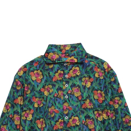 LIBERTY FABRICS  NO. 100 リバティプリント リバティ リバティシャツ   ドレスシャツ  ＜WANDERING /ワンダリング＞