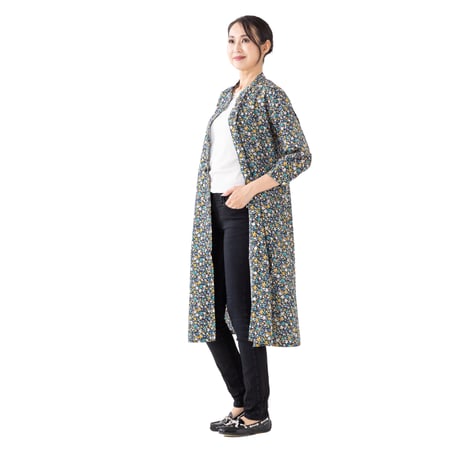 （レディース）LIBERTY FABRICS  NO.b018 リバティプリント リバティ ワンピース   ＜HESPER  ヘスパー＞