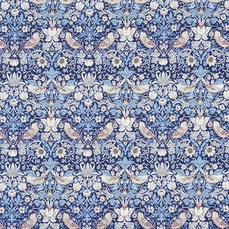 LIBERTY FABRICS　NO.17 リバティプリント  ドレスシャツ リバティシャツ  ＜ Strawberry thief / ストロベリーシーフ ＞