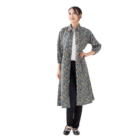 （レディース）LIBERTY FABRICS  NO.b018 リバティプリント リバティ ワンピース   ＜HESPER  ヘスパー＞