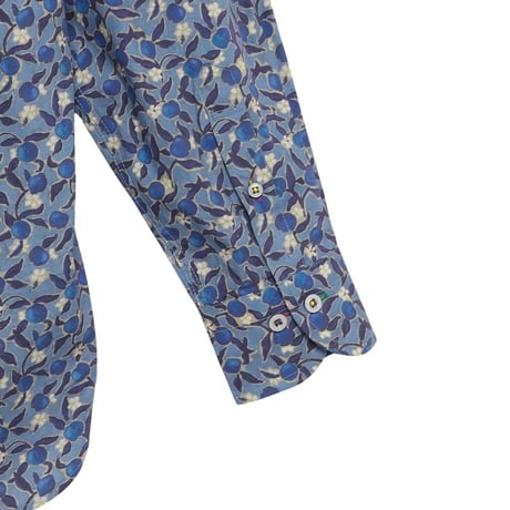 LIBERTY FABRICS  NO118. リバティプリント リバティ リバティシャツ   ドレスシャツ  ＜Lemon Grove レモン・グローブ＞