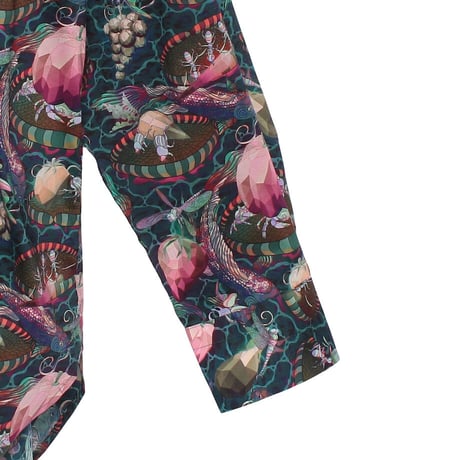 LIBERTY FABRICS  NO. 99 リバティプリント リバティ リバティシャツ   ドレスシャツ  ＜WILD WORLD / ワイルド・ワールド＞