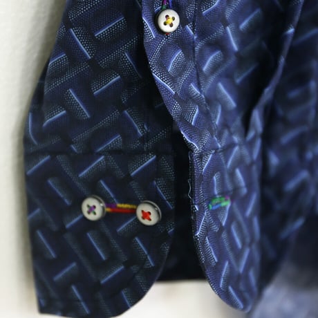 LIBERTY FABRICS　NO.38 リバティプリント  ドレスシャツ リバティシャツ  ＜Woven Spotts/ ウーブン・スポッツ ＞