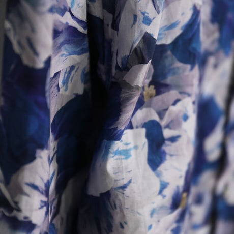 LIBERTY FABRICS　NO.36 リバティプリント  ドレスシャツ リバティシャツ  ＜Paper Petals/ペーパー・ペタルス＞