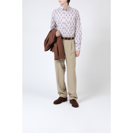LIBERTY FABRICS  NO135 リバティプリント リバティ リバティシャツ   ドレスシャツ  ＜CHARLES HOUSE チャールズハウス＞