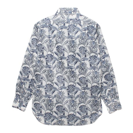 LIBERTY FABRICS　 NO.60 リバティプリント  ドレスシャツ リバティシャツ  ＜ Floral Chintz / フローラル チンツ　ホワイト系 ＞