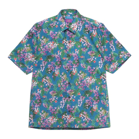 LIBERTY FABRICS　NO.73 リバティプリント  半袖シャツ リバティシャツ  ＜ Ostrley / オスタリー＞