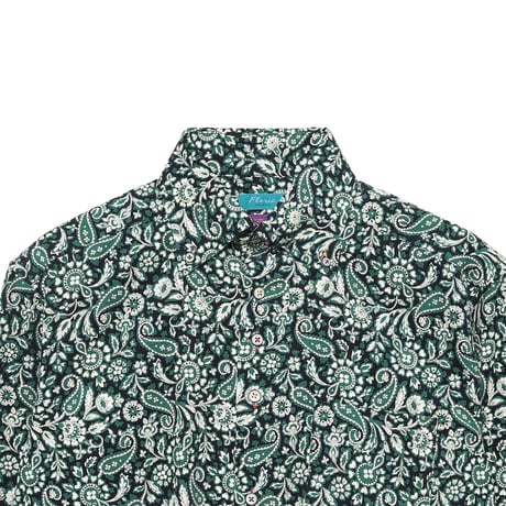 LIBERTY FABRICS  NO.79 リバティプリント  ドレスシャツ リバティシャツ  ＜Theodore Manor セオドア・マナー＞