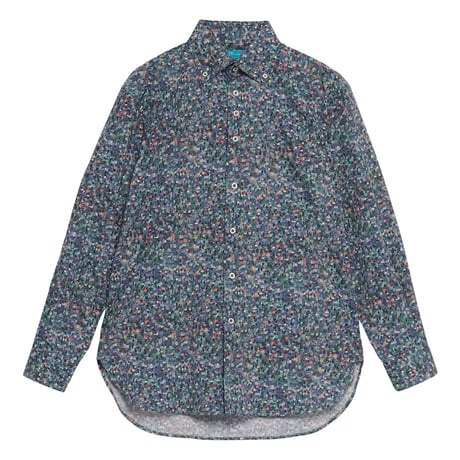 LIBERTY FABRICS  NO122. リバティプリント リバティ リバティシャツ   ドレスシャツ  ＜Pointillism ポインティリズム＞