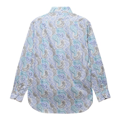 LIBERTY FABRICS　NO.54 リバティプリント  ドレスシャツ リバティシャツ  ＜ Deco Paisley / デコペイズリー＞