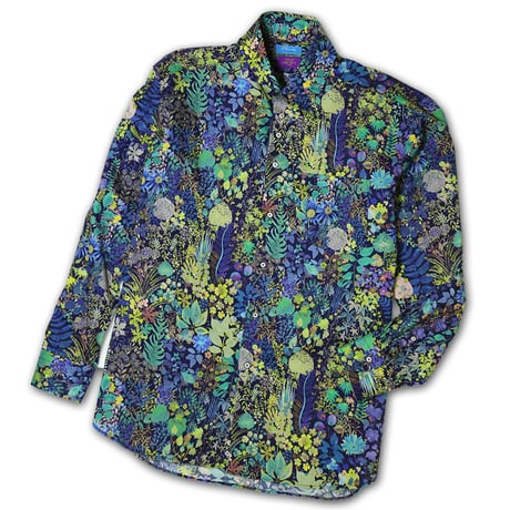 LIBERTY FABRICS　NO.01 リバティプリント リバティシャツ  ドレスシャツ　＜ Fresco/  フレスコ＞
