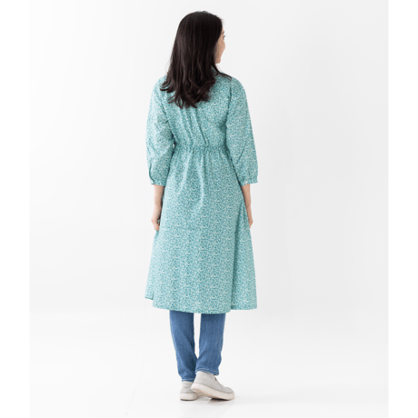 （レディース）LIBERTY FABRICS  NO.b012 リバティプリント リバティ ワンピース   ＜Lucky JOHN  ラッキー・ジョン＞