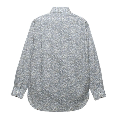 LIBERTY FABRICS　NO.50 リバティプリント  ドレスシャツ リバティシャツ  ＜ Brave Noah / ブレイブノア　グレー系＞