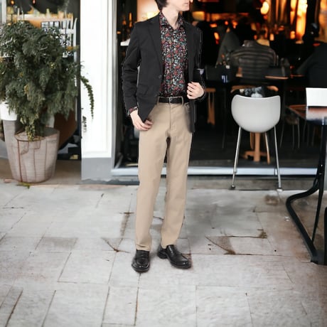 LIBERTY FABRICS  NO. 90 リバティプリント リバティ リバティシャツ   ドレスシャツ  ＜ NORDIC HONEY / ノルディック・ハニー ＞