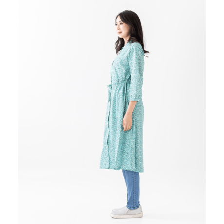 （レディース）LIBERTY FABRICS  NO.b012 リバティプリント リバティ ワンピース   ＜Lucky JOHN  ラッキー・ジョン＞