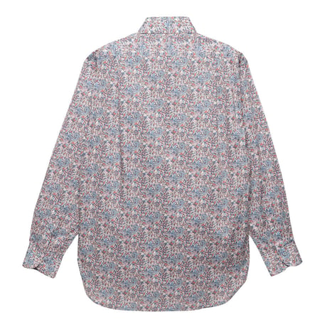 LIBERTY FABRICS　NO.49 リバティプリント  ドレスシャツ リバティシャツ  ＜ Brave Noah / ブレイブノア　ピンク系＞