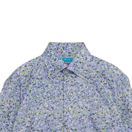 LIBERTY FABRICS  NO121. リバティプリント リバティ リバティシャツ   ドレスシャツ  ＜Pointillism ポインティリズム＞