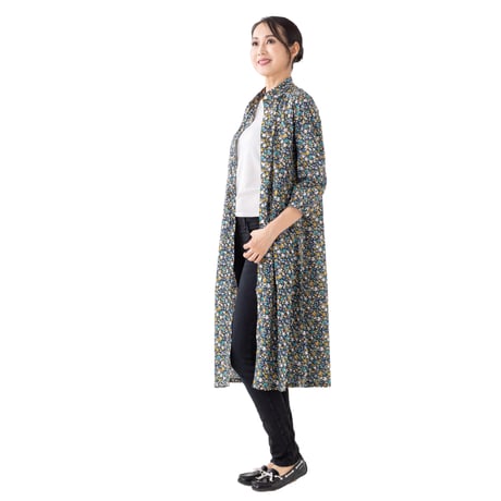 （レディース）LIBERTY FABRICS  NO.b018 リバティプリント リバティ ワンピース   ＜HESPER  ヘスパー＞