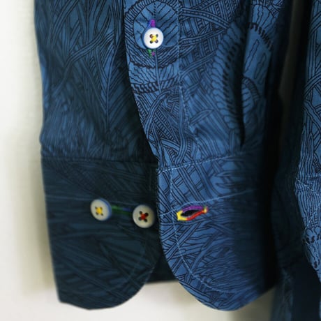 LIBERTY FABRICS　NO.37 リバティプリント  ドレスシャツ リバティシャツ  ＜ Hebe/ ヘベ＞