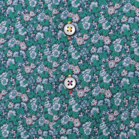 LIBERTY FABRICS  NO.78 リバティプリント  ドレスシャツ リバティシャツ  ＜Abasan アバサン＞