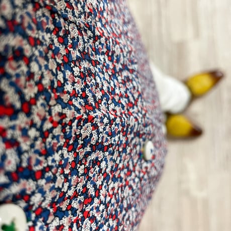 LIBERTY FABRICS　NO.19   リバティプリント  ドレスシャツ リバティシャツ  ＜ Pepper / ペッパー ＞