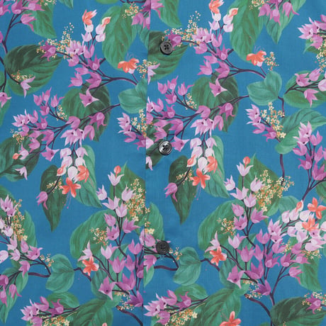 LIBERTY FABRICS　NO.73 リバティプリント  半袖シャツ リバティシャツ  ＜ Ostrley / オスタリー＞