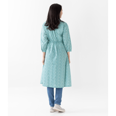 （レディース）LIBERTY FABRICS  NO.b012 リバティプリント リバティ ワンピース   ＜Lucky JOHN  ラッキー・ジョン＞