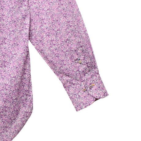 LIBERTY FABRICS　NO.51 リバティプリント  ドレスシャツ リバティシャツ  ＜ Into The Leaves / イントゥー ザ リーブス＞