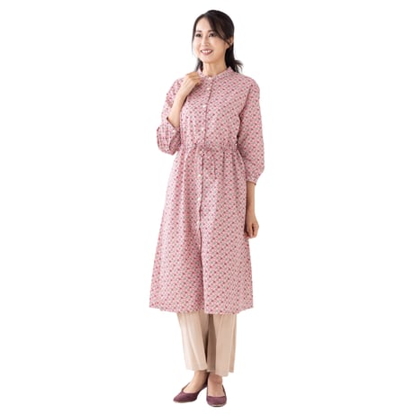 （レディース）LIBERTY FABRICS  NO.b014 リバティプリント リバティ ワンピース   ＜LOVE LINKS  ラブ　リンクス＞