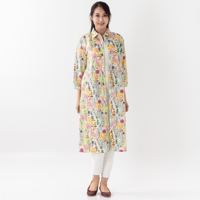 （レディース）LIBERTY FABRICS  NO.b032 リバティプリント リバティ ワンピース   ＜Tresco トレスコ イエロー系＞