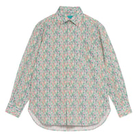 LIBERTY FABRICS  NO126. リバティプリント リバティ リバティシャツ   ドレスシャツ  ＜Doctor Tullochドクタータロック＞