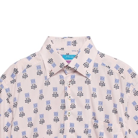 LIBERTY FABRICS  NO135 リバティプリント リバティ リバティシャツ   ドレスシャツ  ＜CHARLES HOUSE チャールズハウス＞