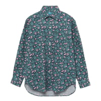 LIBERTY FABRICS  NO. 76リバティプリント  ドレスシャツ リバティシャツ  ＜Babette バベット＞