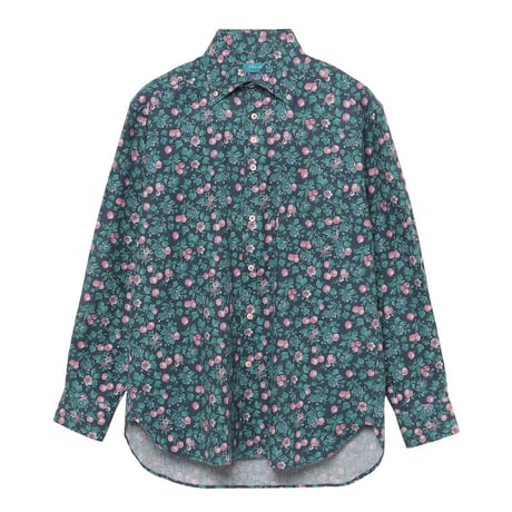 LIBERTY FABRICS  NO. 76リバティプリント  ドレスシャツ リバティシャツ  ＜Babette バベット＞