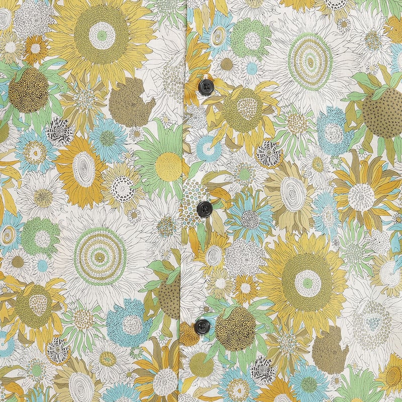 LIBERTY FABRICS NO.62 リバティプリント 半袖シャツ リバティシャツ ＜