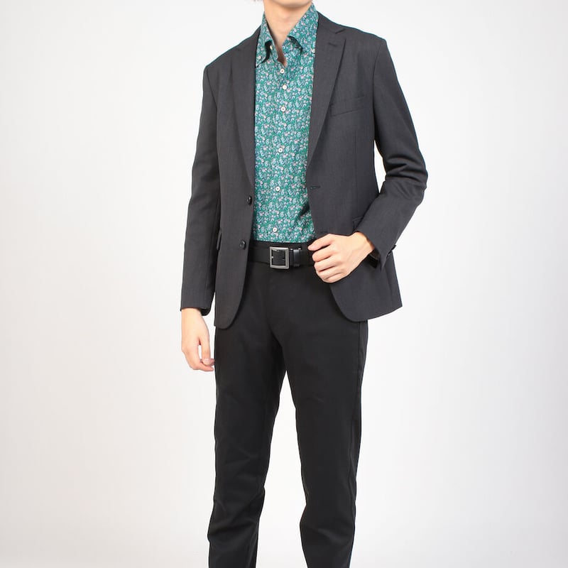 LIBERTY FABRICS NO.78 リバティプリント ドレスシャツ リバティシャツ 