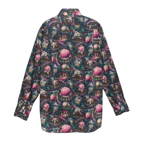 LIBERTY FABRICS  NO. 99 リバティプリント リバティ リバティシャツ   ドレスシャツ  ＜WILD WORLD / ワイルド・ワールド＞