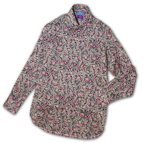 LIBERTY FABRICS　NO.27 リバティプリント  ドレスシャツ リバティシャツ  ＜ Hendrix / ヘンドリックス＞