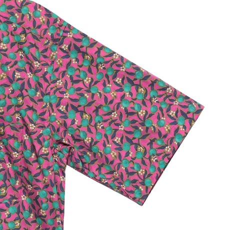 LIBERTY FABRICS  NO120. リバティプリント リバティ リバティシャツ   ドレスシャツ  ＜Lemon Grove レモン・グローブ ＞