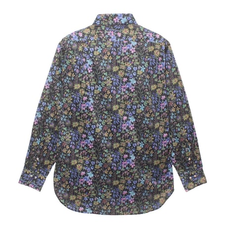 LIBERTY FABRICS　NO.57 リバティプリント  ドレスシャツ リバティシャツ  ＜ Anber's Posy / 　アンバーズ ポージー＞