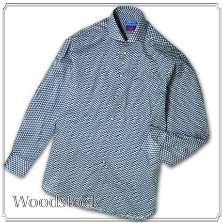 LIBERTY FABRICS　NO.32 リバティプリント  ドレスシャツ リバティシャツ  ＜ Woodstock / ウッドストック ＞